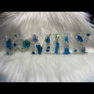 Floral Family Light up Decor Sign